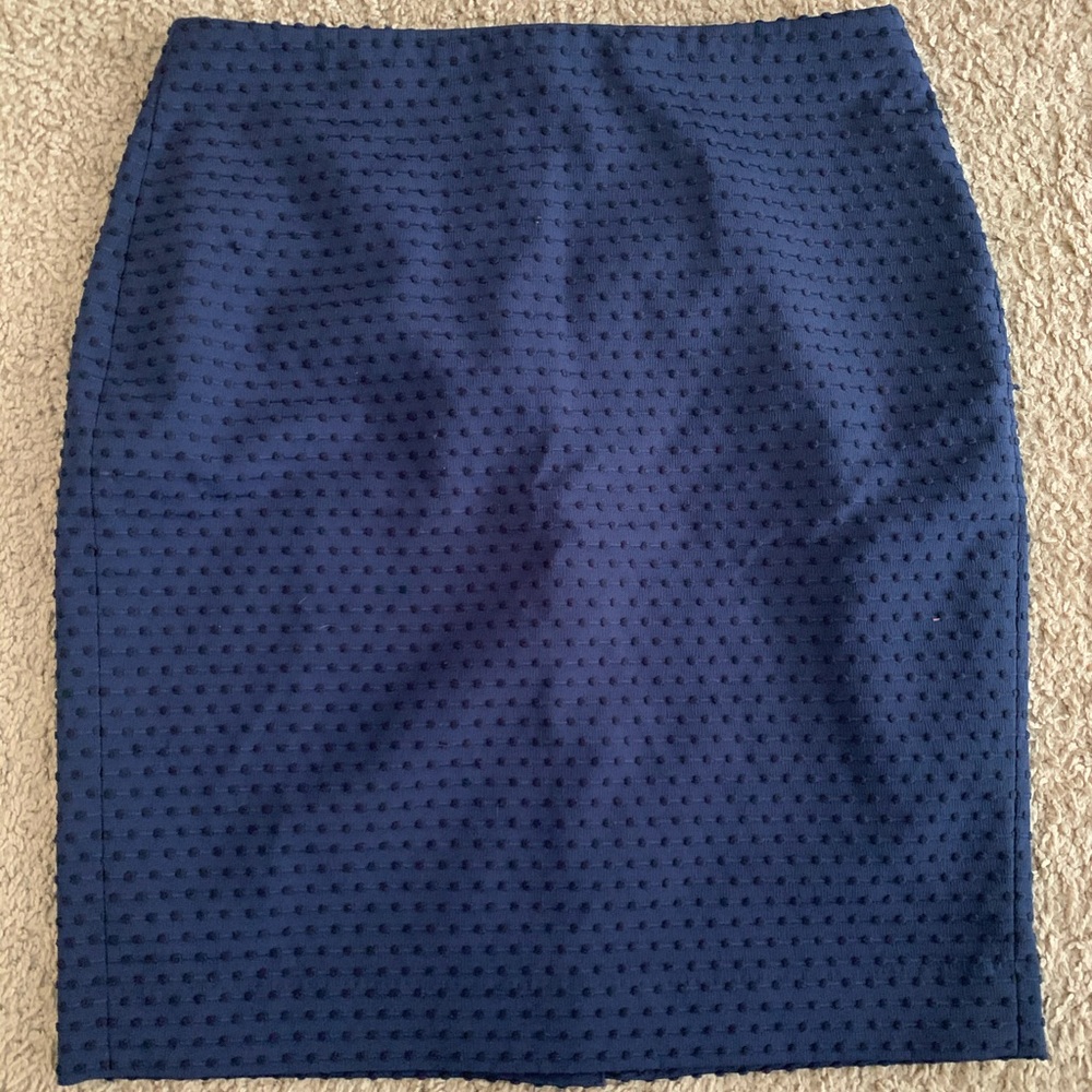 Banana republic navy blue pencil skirt